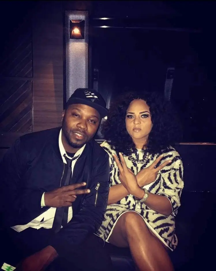 DJ Aktive & Marsha Ambrosius on August 17, 2017 [Press Photo]
