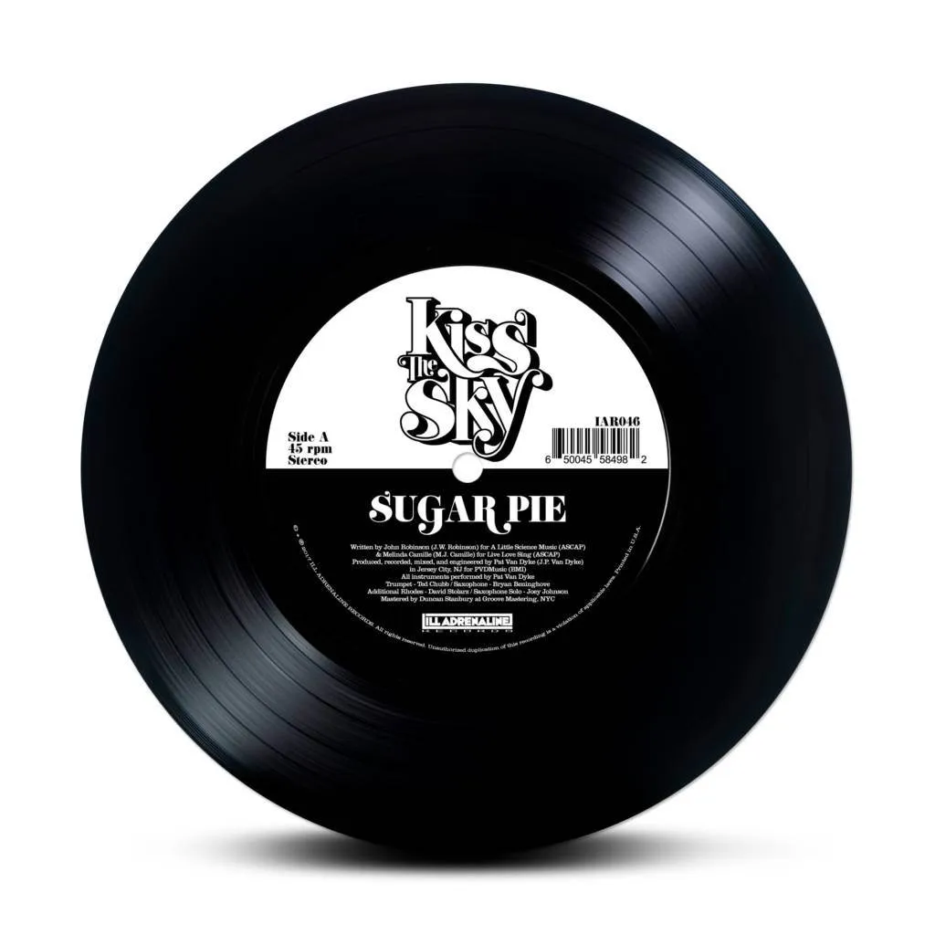 Kiss The Sky - Sugar Pie b/w Glory [Track Artwork]