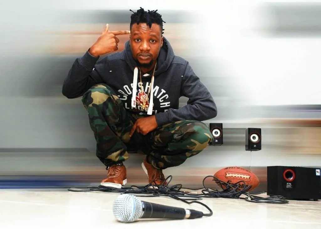 Nigerian emcee MCskill ThaPreacha on March 8, 2016 [Press Photo]