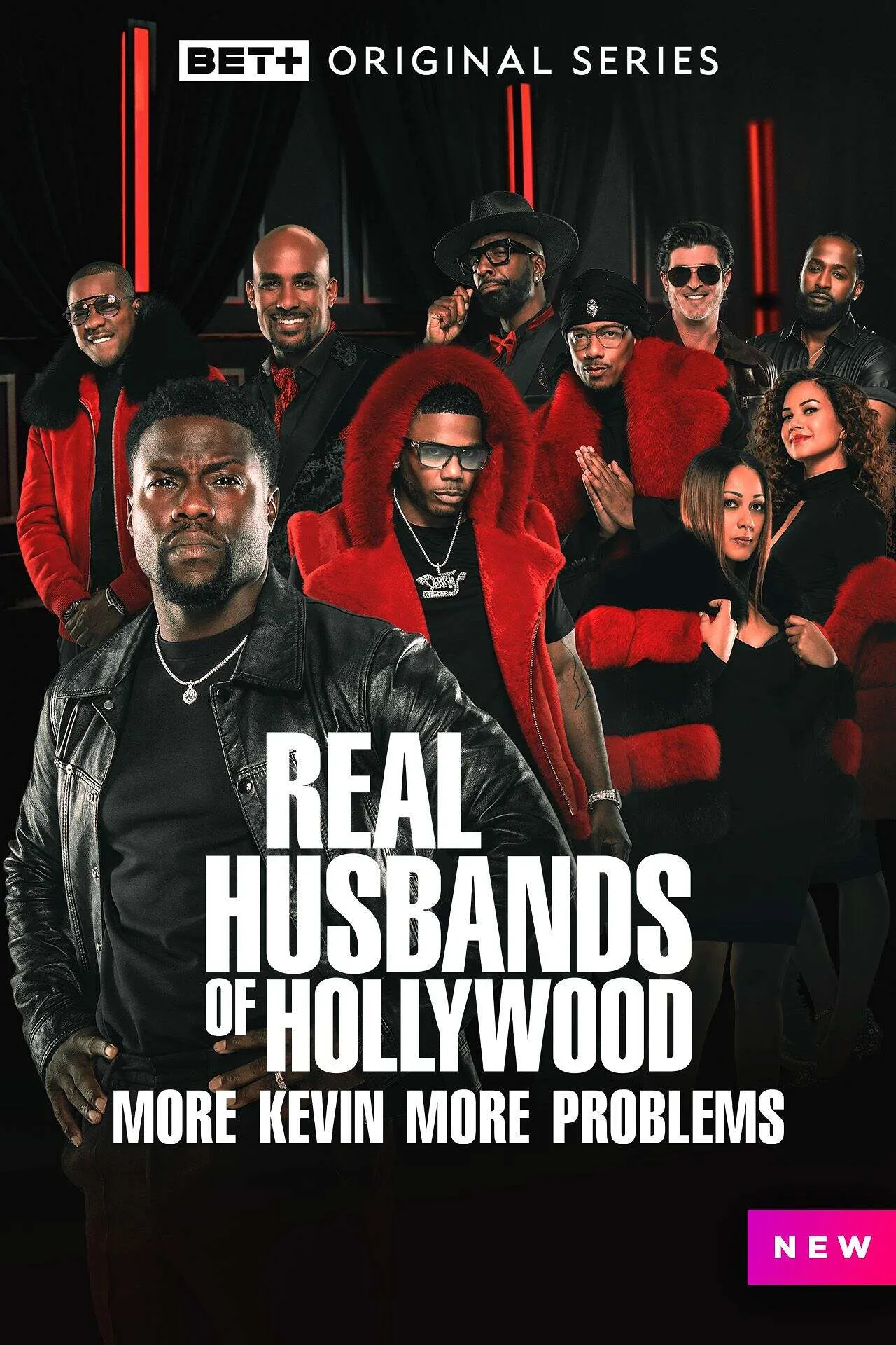 Bet+ presents real husbands of hollywood: more kevin, more problems [official web series poster]
