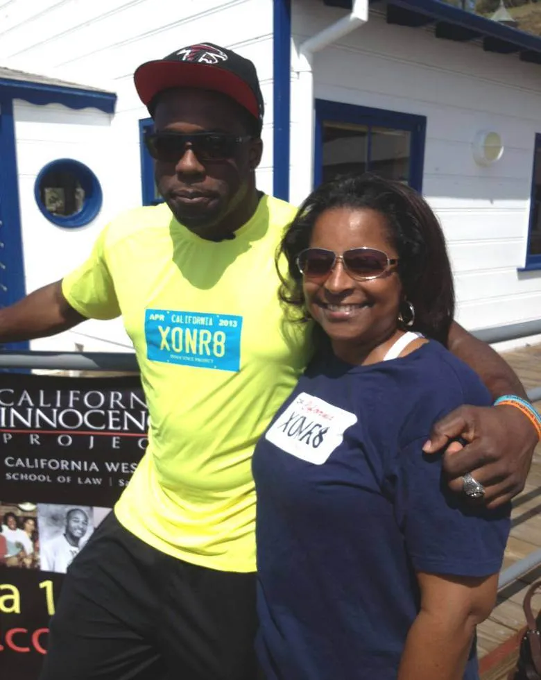 Brian Banks (Of The Atlanta Falcons) & His Mother Join March For The Wrongfully Convicted