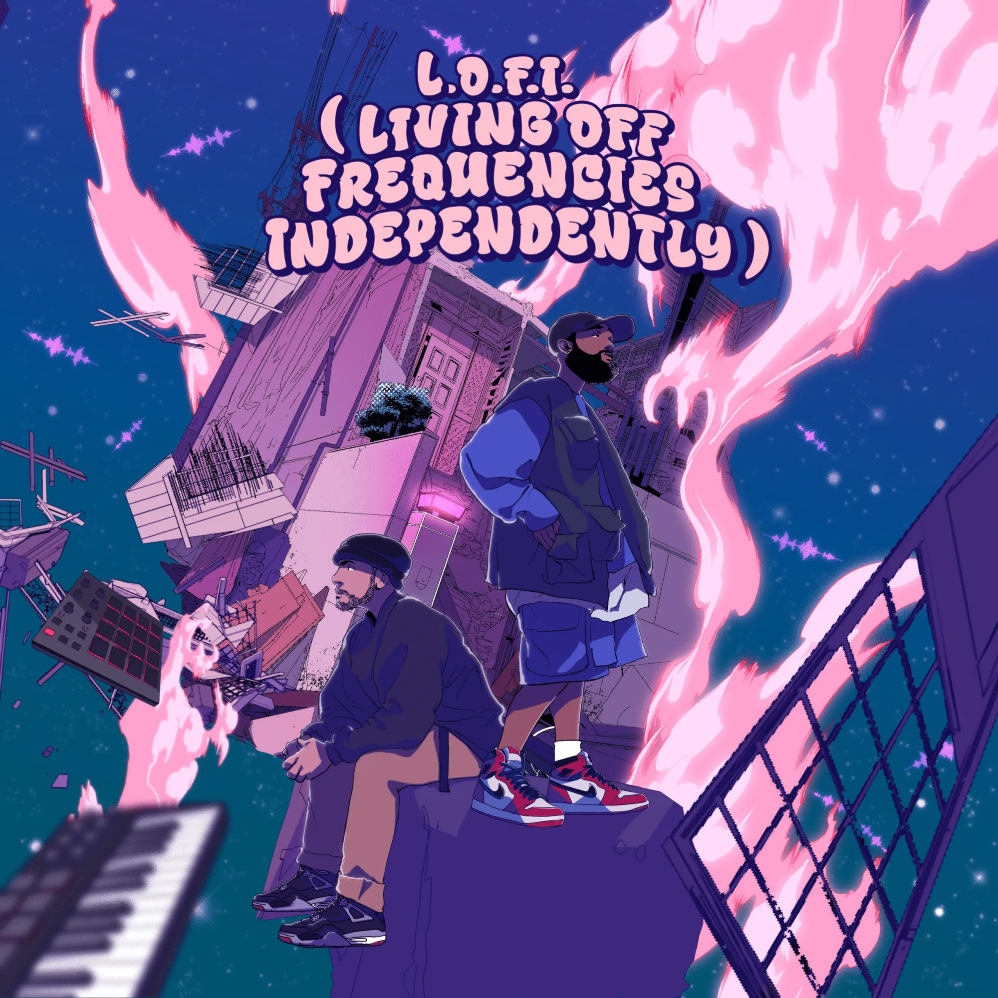 Buda & grandz l.o.f.i. (living off frequencies independently) [official beat tape artwork]