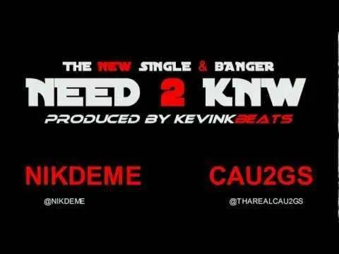 Need 2 Knw track by Nik Deme & Cau2Gs