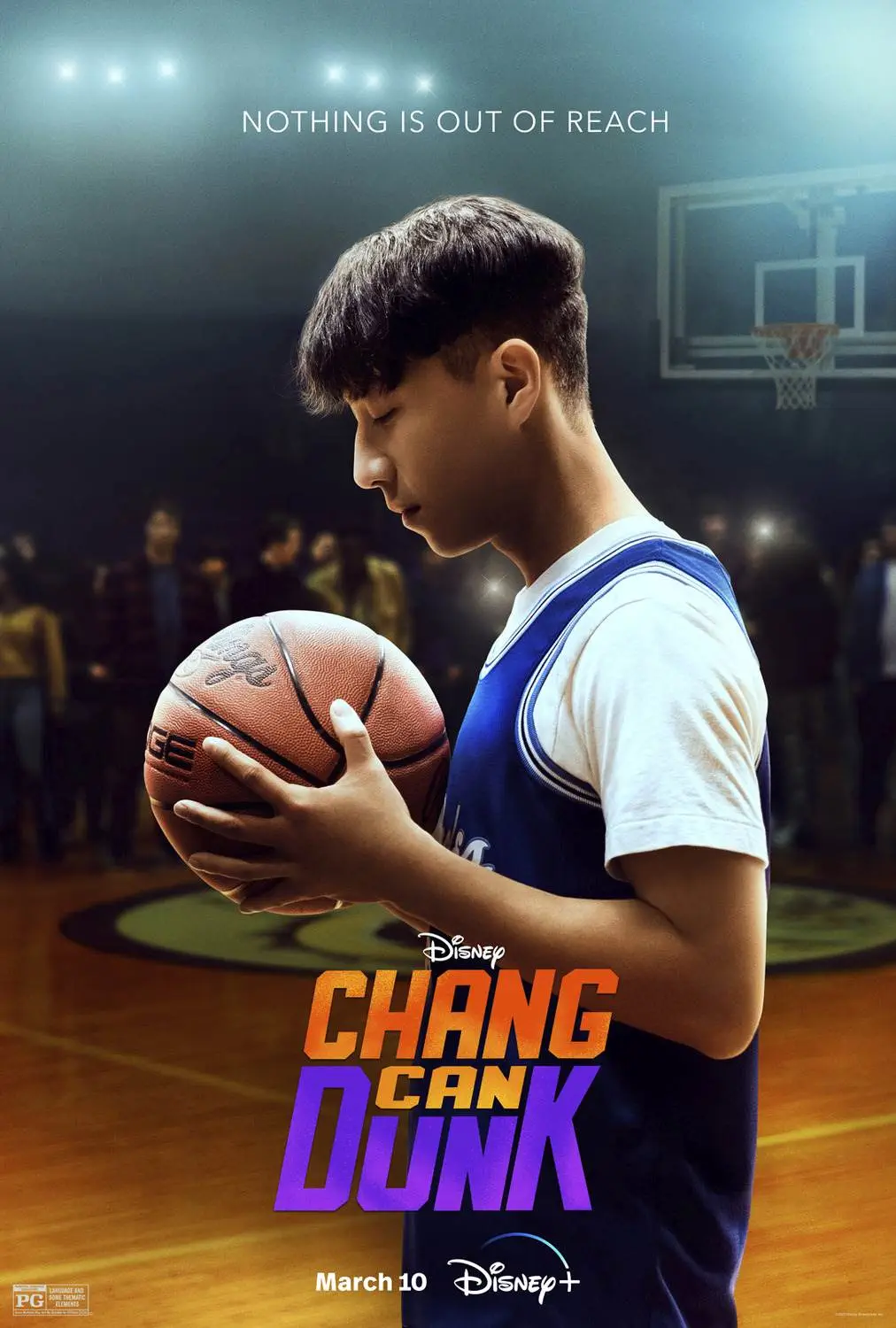 Disney+ presents chang can dunk [official movie release poster]