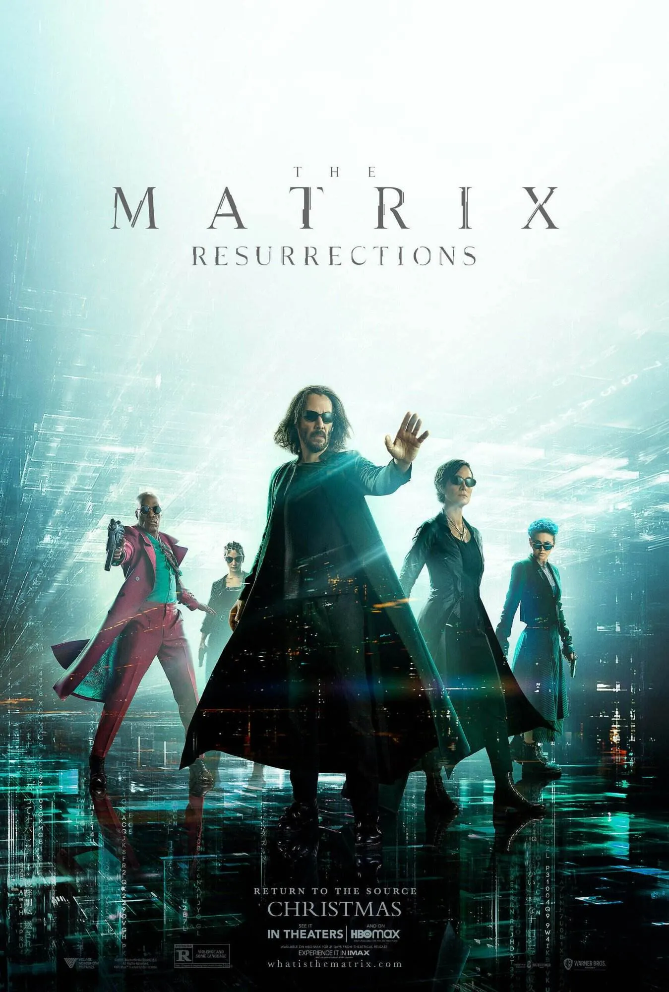 Hbo max presents the matrix resurrections [official theatrical movie poster]