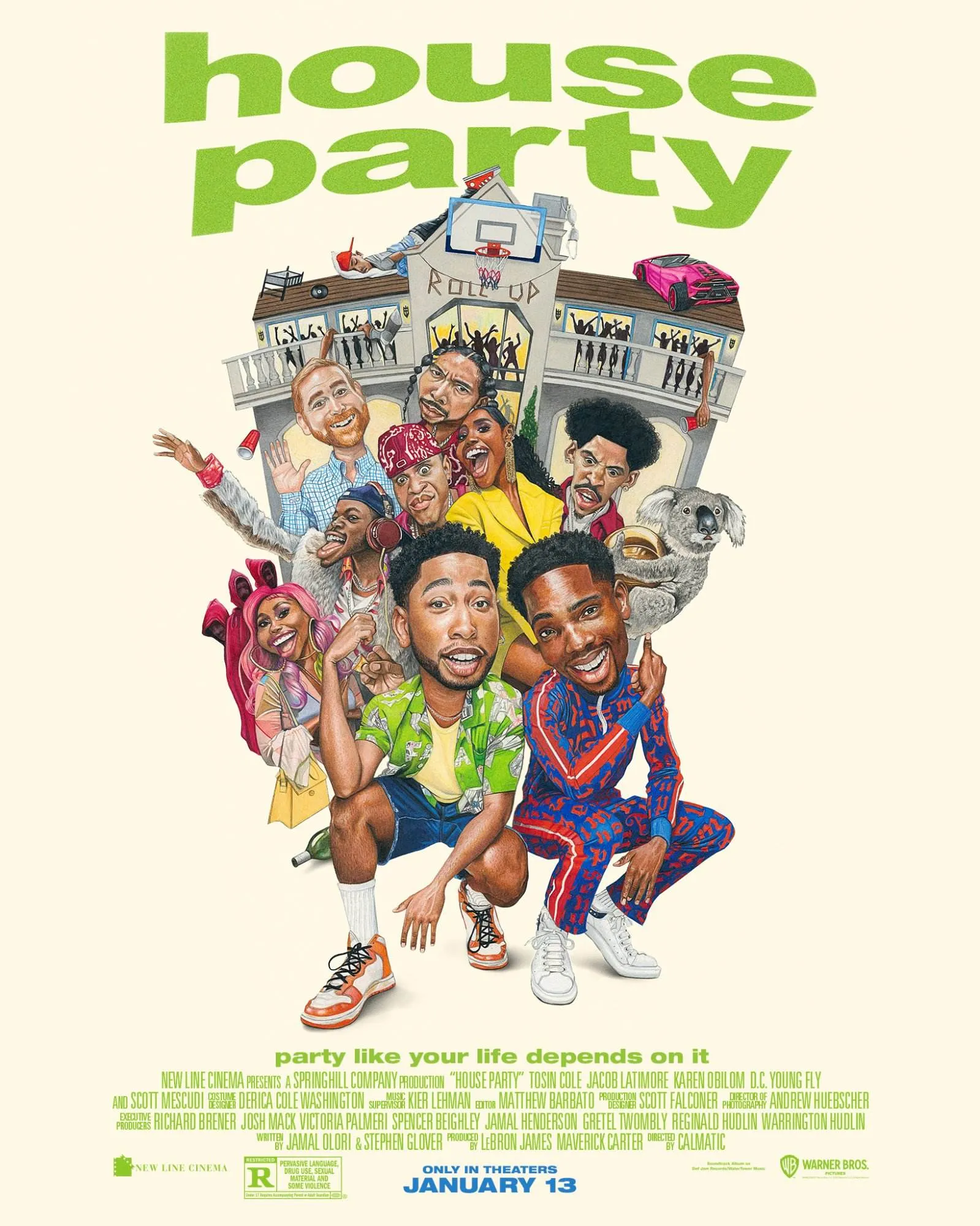 House party (2022) [official movie promo poster]