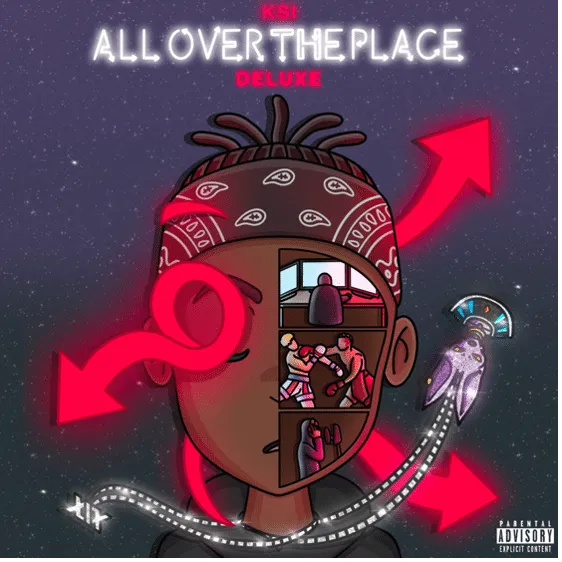 Ksi ‎all over the place [album artwork]