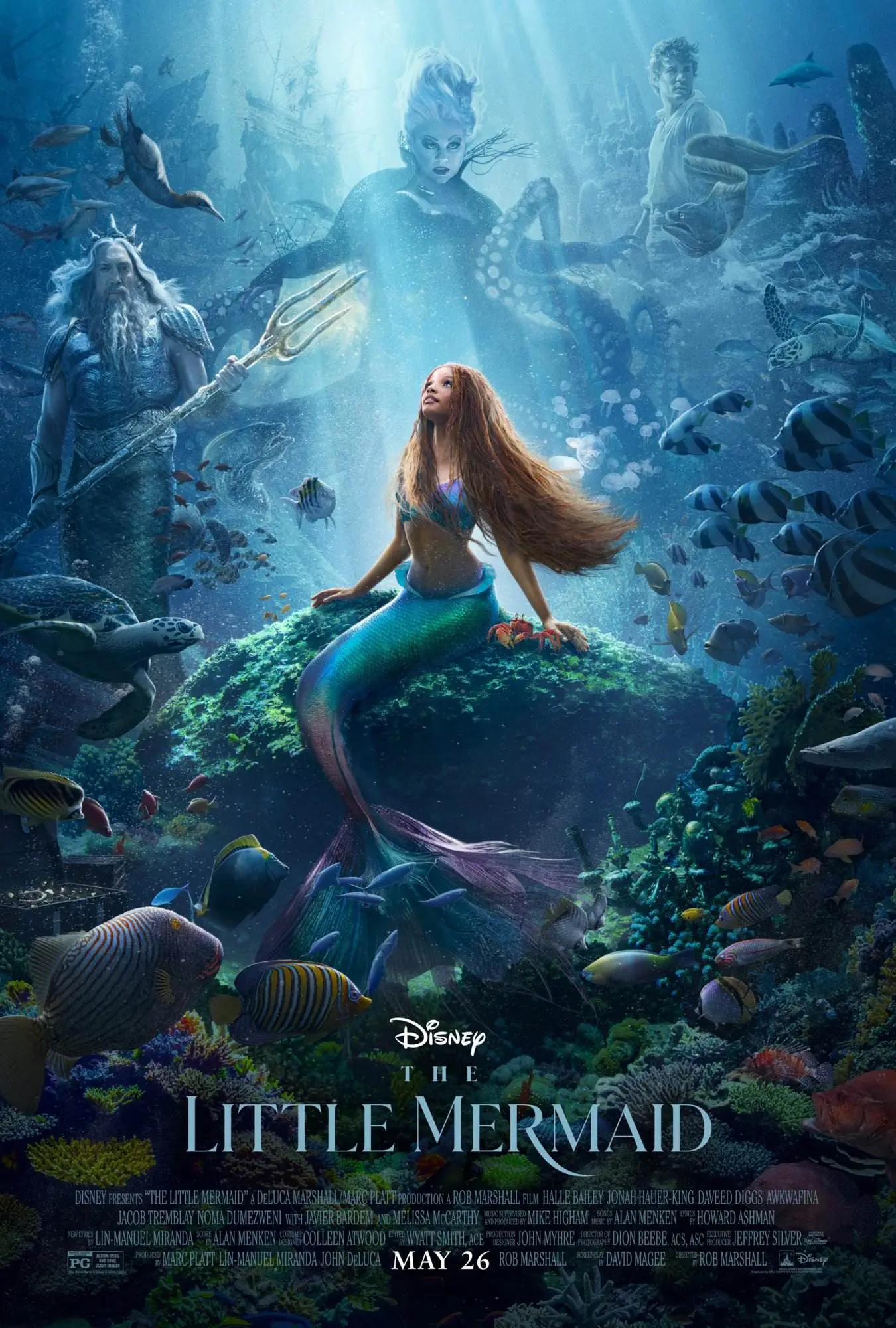 Disney presents the little mermaid [official theatrical movie release poster]