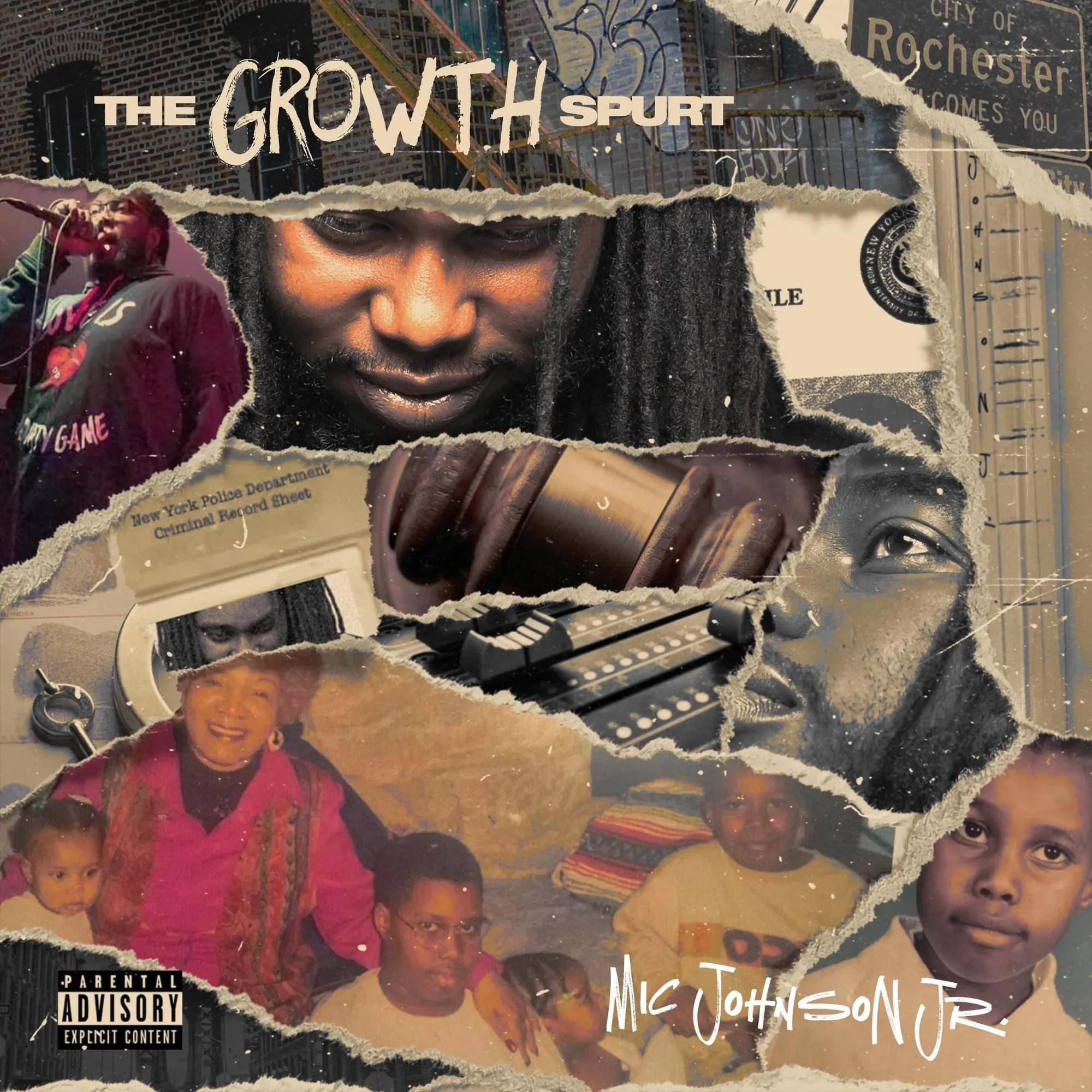 Mic johnson jr the growth spurt [official album artwork]