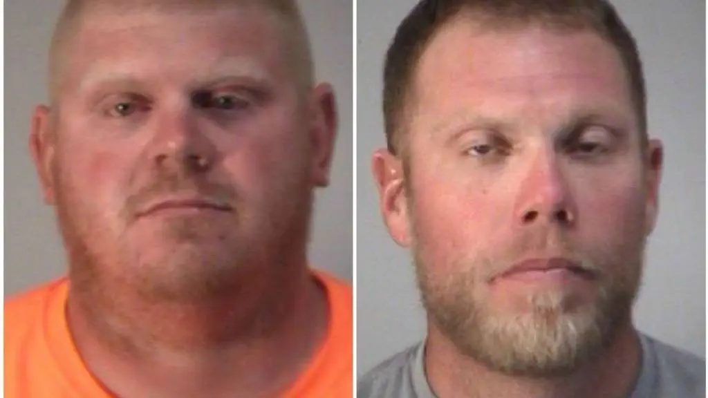 Mugshots of racist skinheads james robert reidnauer and brent van besien
