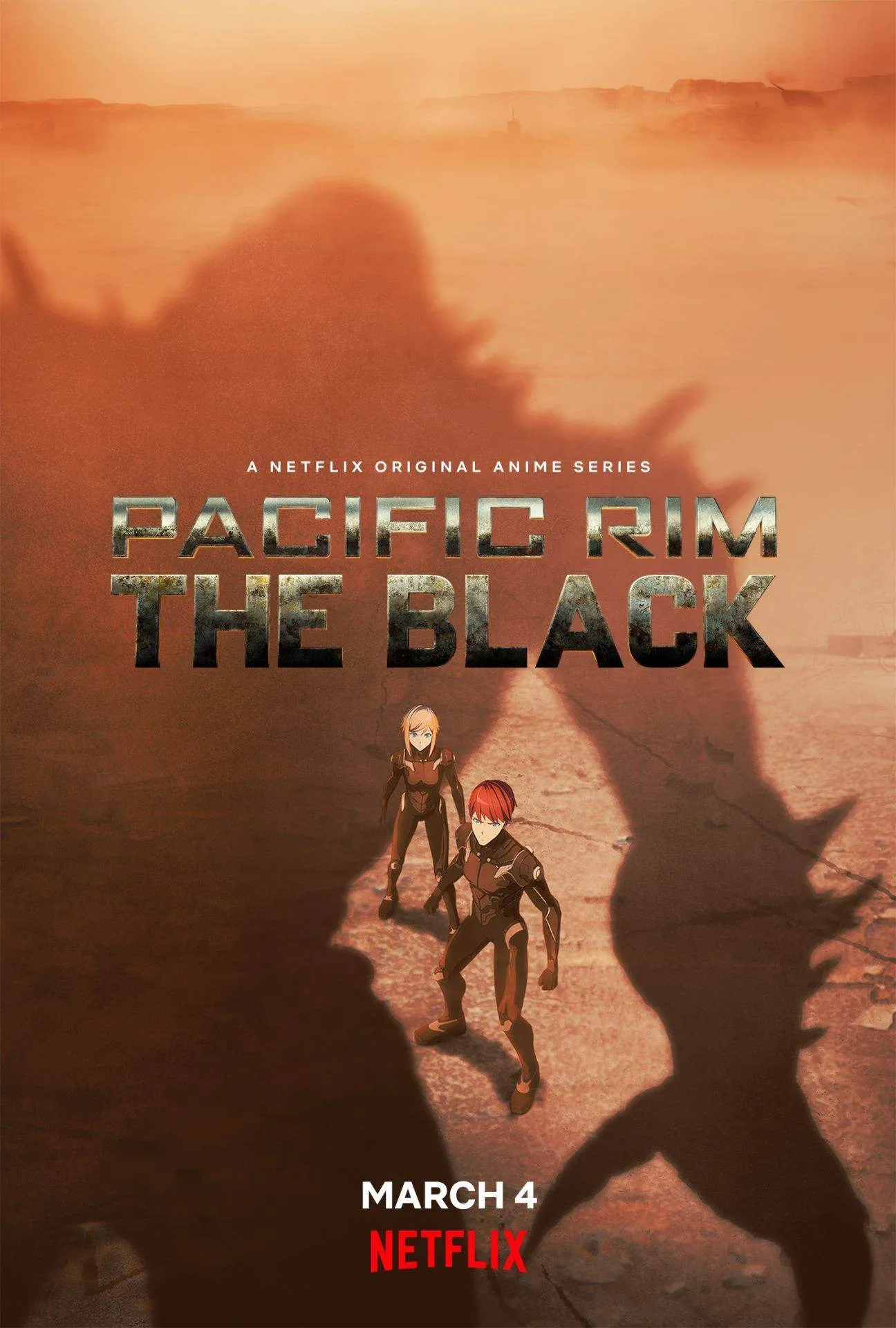 Netflix presents pacific rim: the black [official web series poster]