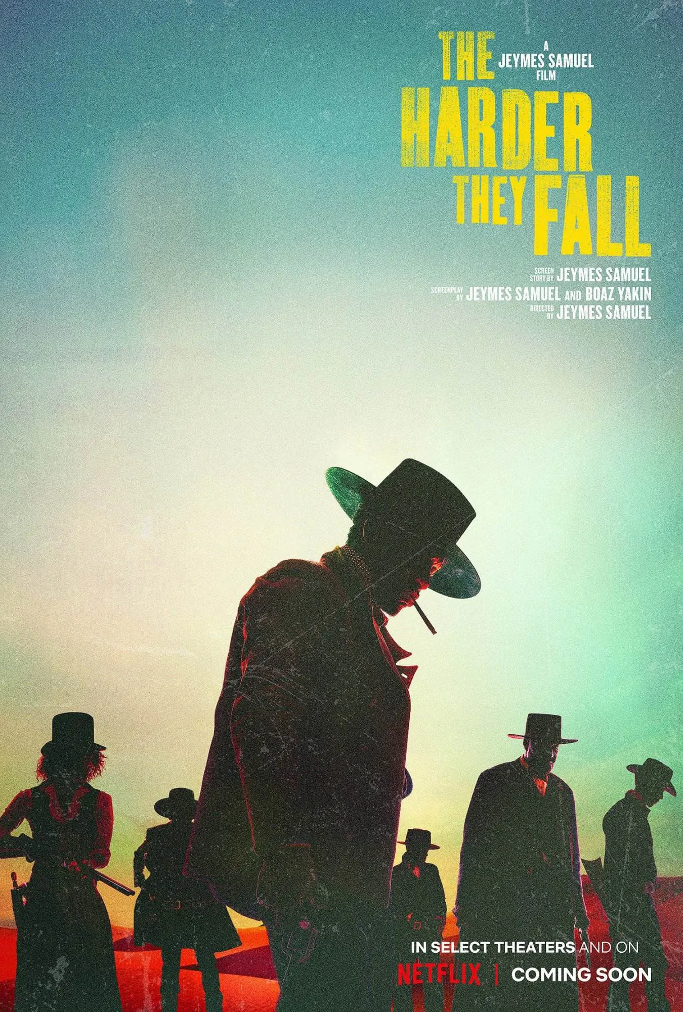 Netflix presents the harder they fall [official movie poster]