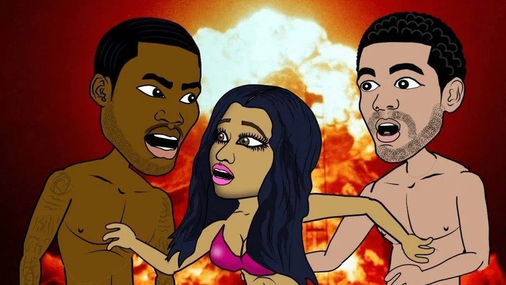 Video: Nicki Minaj Forces Meek Mill To Battle Drake [@HyenaHouseEnt]