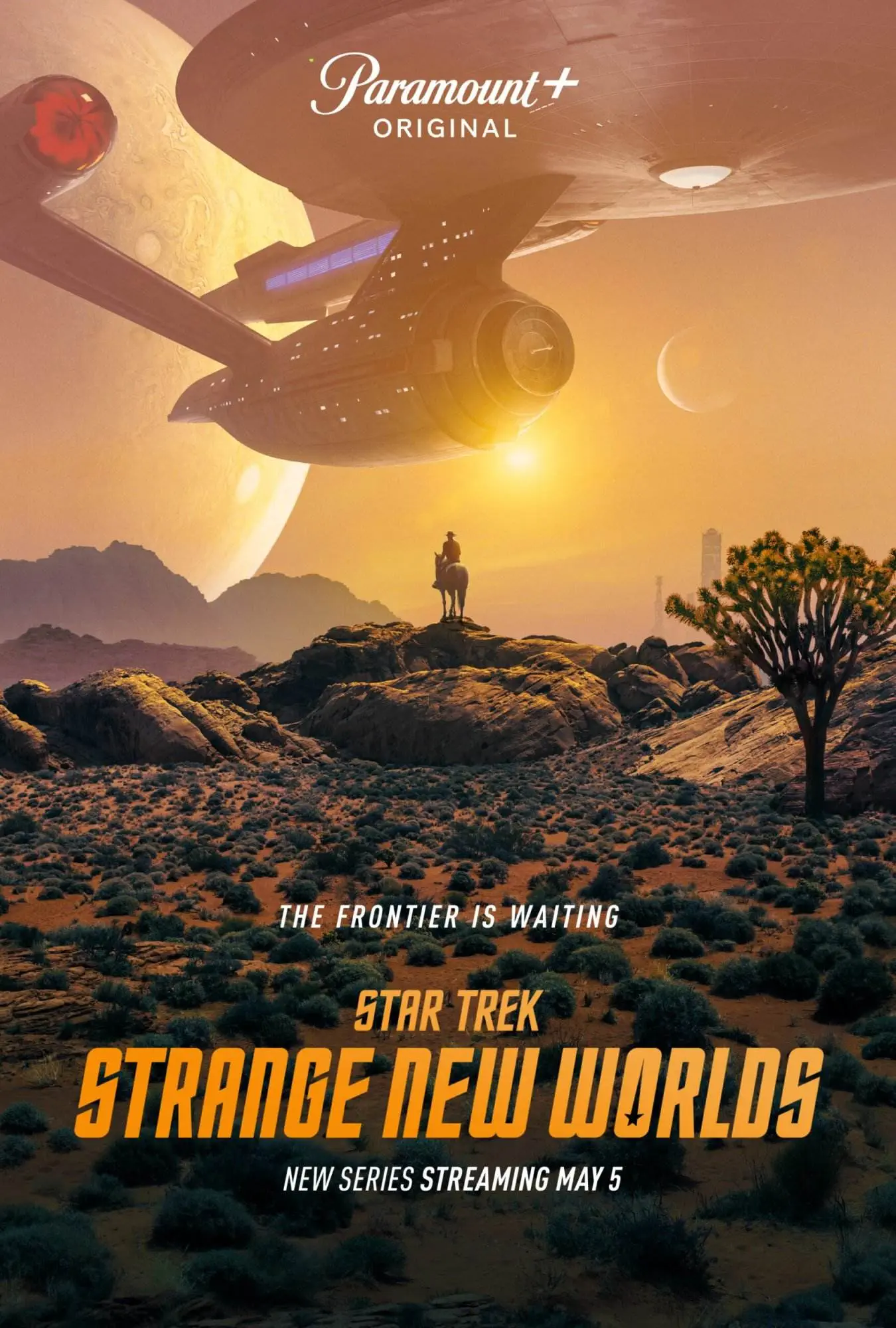 Paramount+ presents star trek strange new worlds [official web series promo poster]
