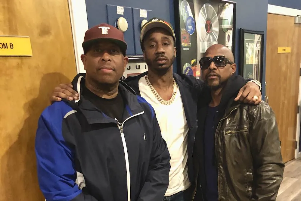 Dj premier, benny the butcher, & teflon on june 20, 2023 [press photo]