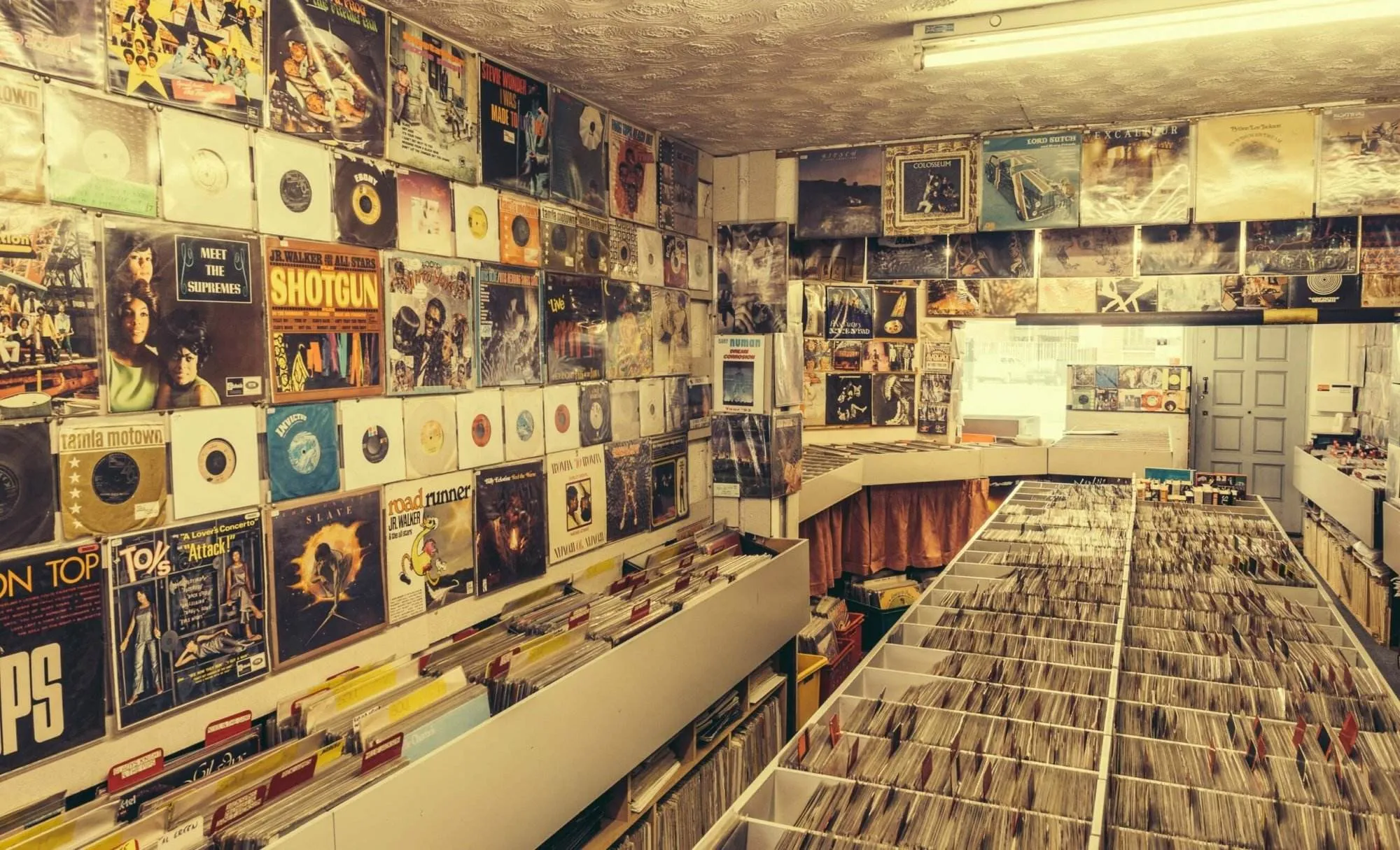 Random record store in anywhere earth