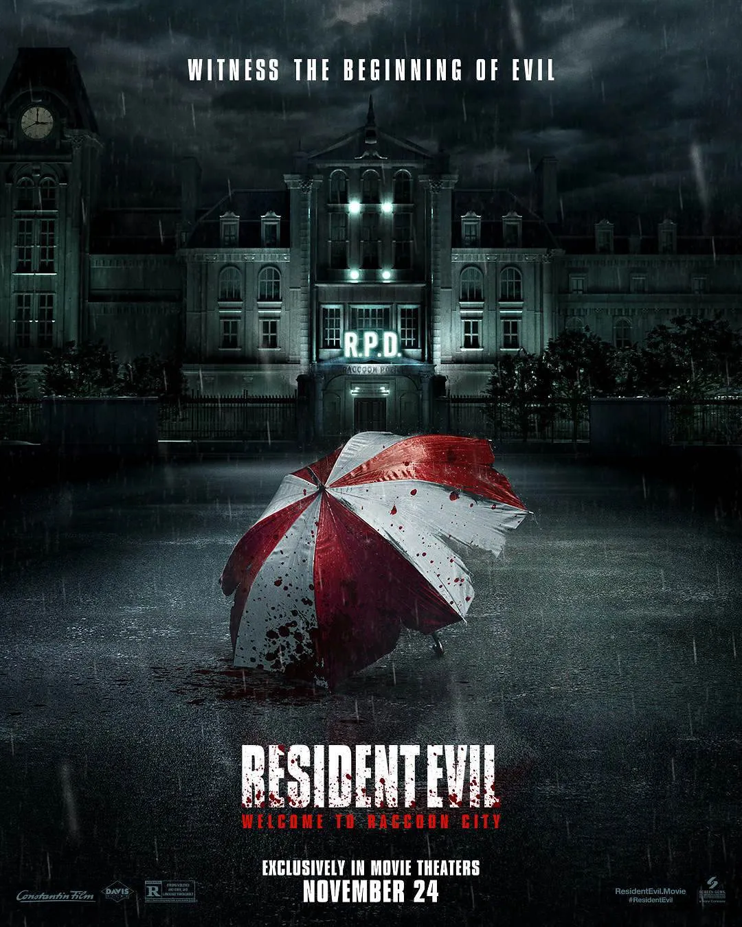 Resident evil: welcome to raccoon city [official movie poster]
