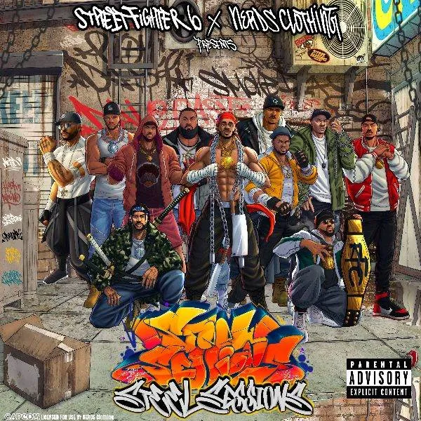 Street fighter 6 x nerds clothing presents steel sessions [official album artwork]