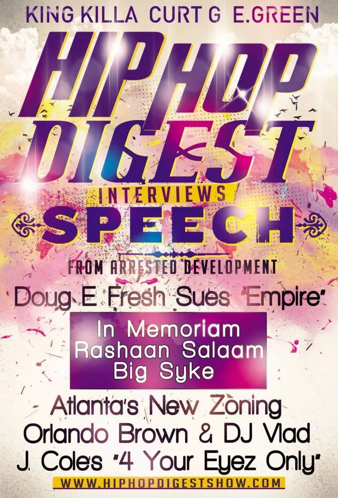 Arrested Development's Speech (@ADTheBand @SpeechOfAD) Kicks It w/The @HipHopDigest Show