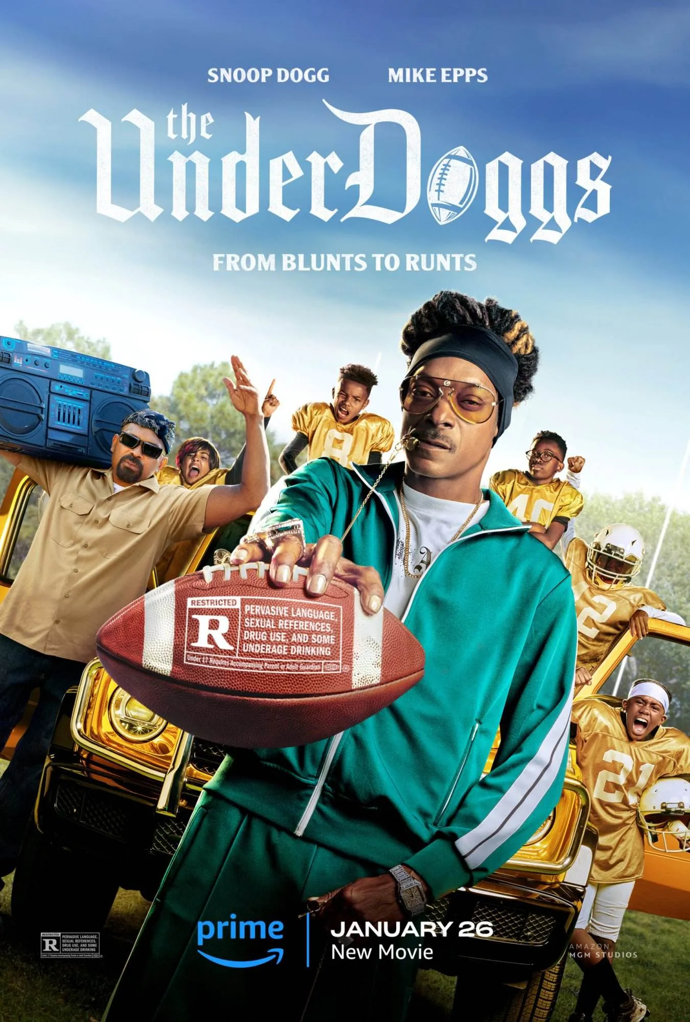 Amazon presents the underdoggs [official movie promo poster]