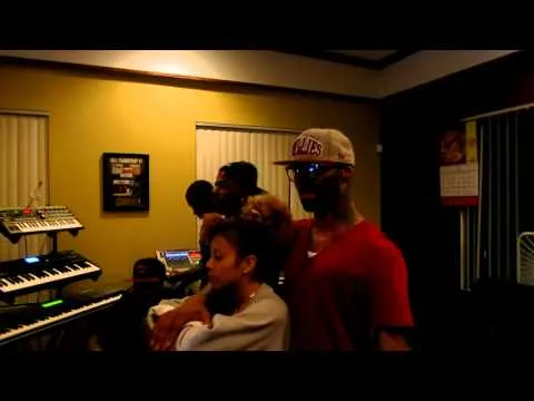 Joe Budden in the studio