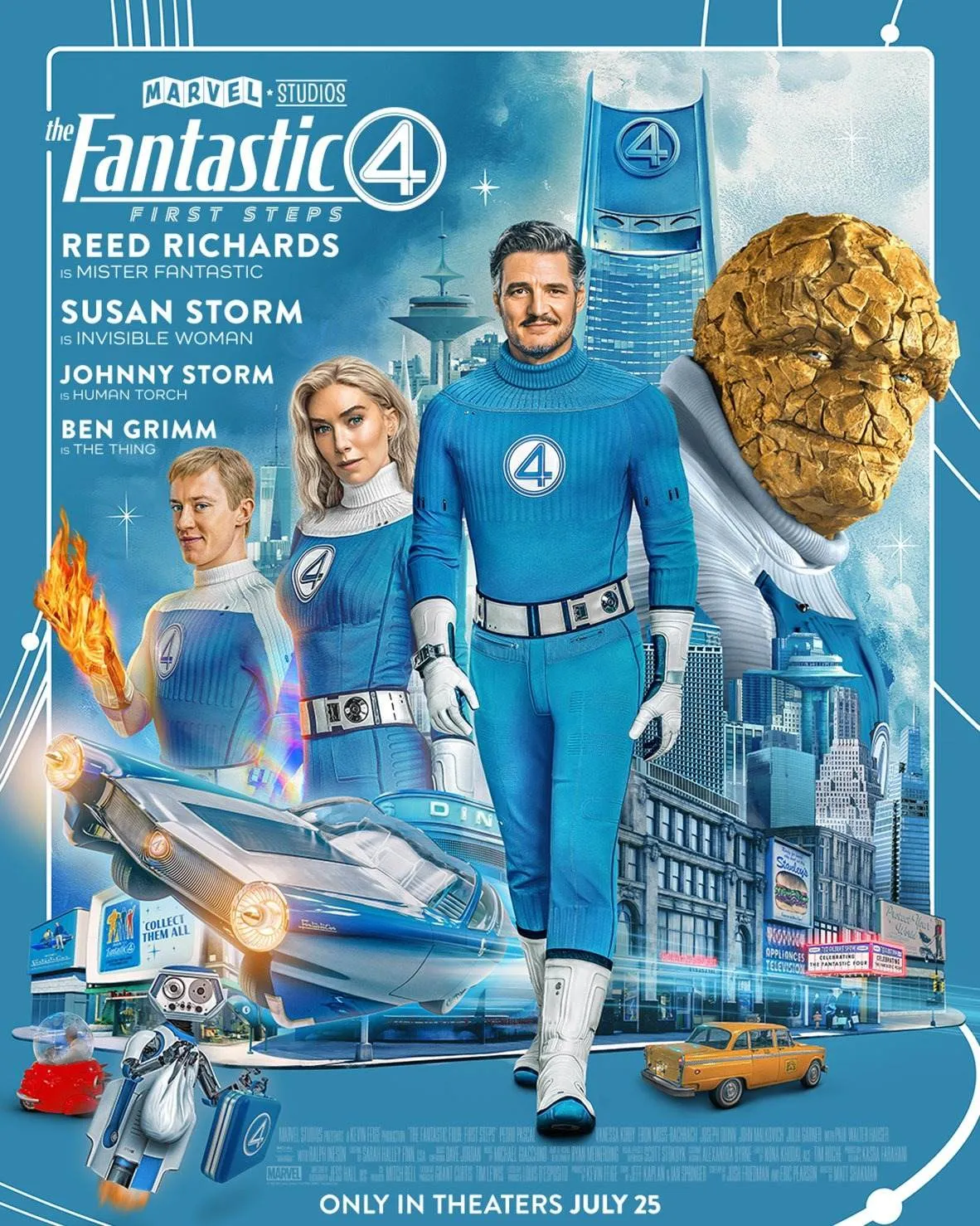 Marvel Studios presents The Fantastic Four: First Steps [Official Theatrical Movie Release Poster]