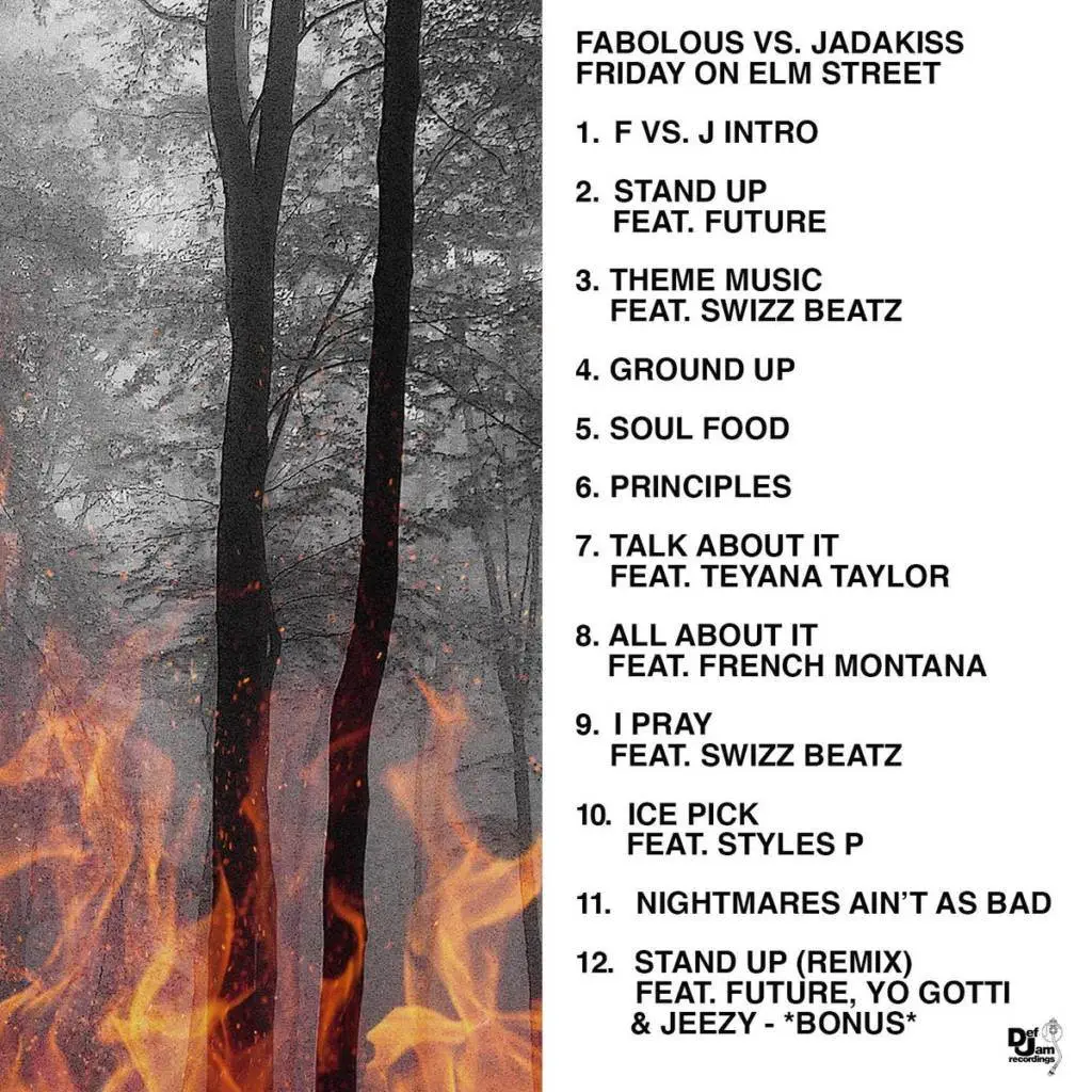 Fabolous & Jadakiss - Friday On Elm Street [Album Tracklisting]
