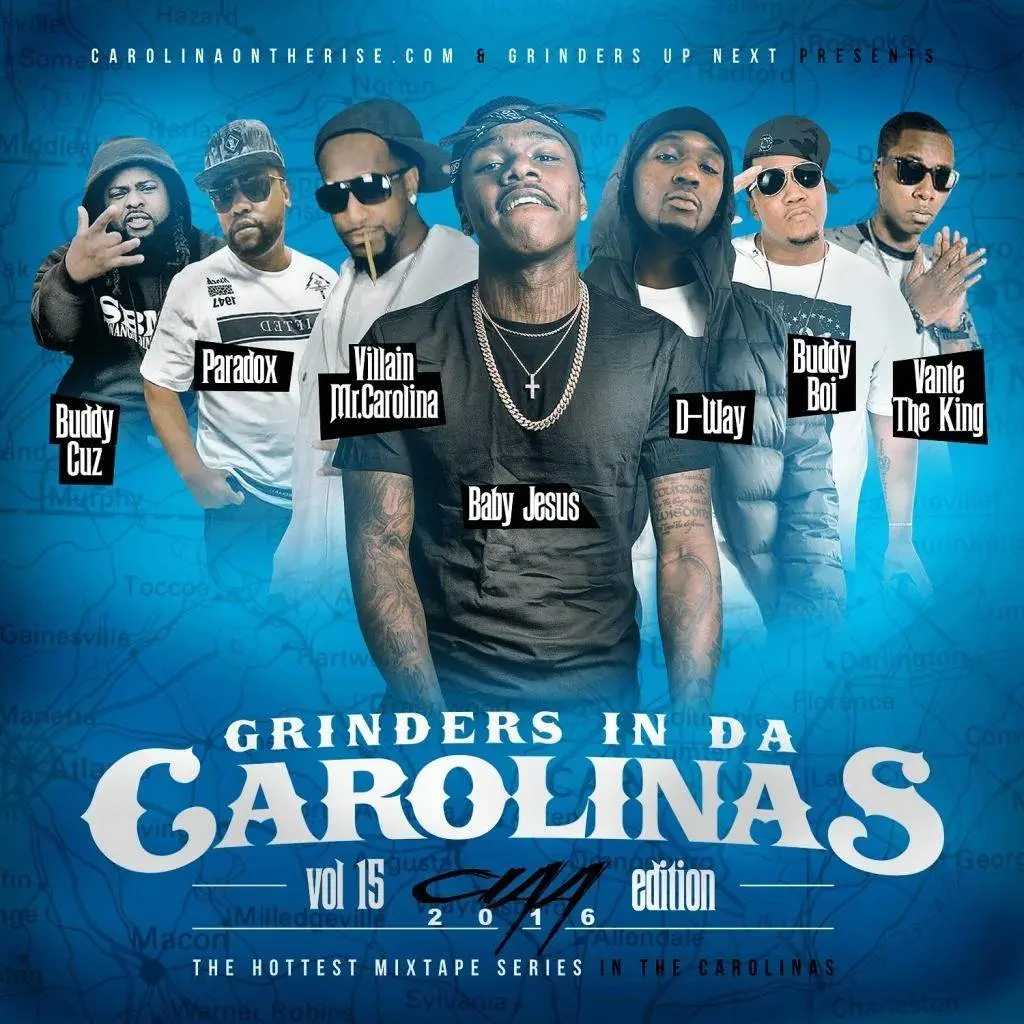 Grinders In Da Carolinas, Volume 15: #CIAA Edition [Mixtape Artwork]