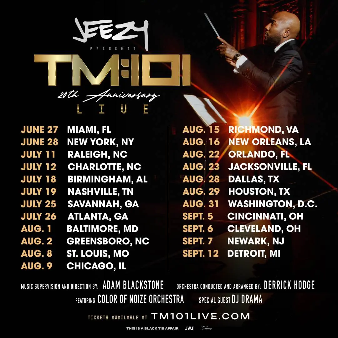 Jeezy presents The TM:101 Live Tour - A Black Tie Symphonic Experience [Official Event Artwork]