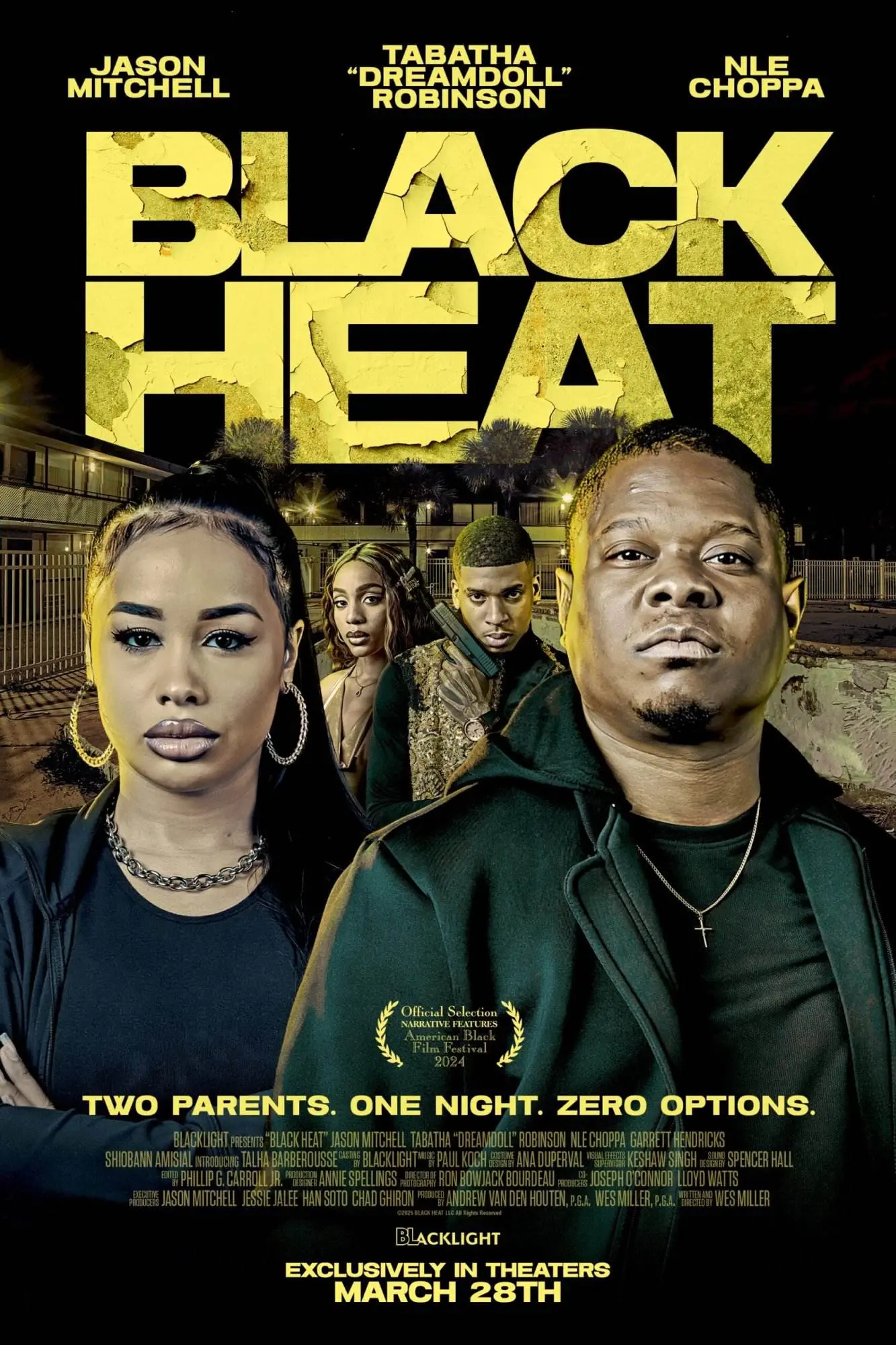 Black Heat (2024) [Official Theatrical Movie Release Poster]