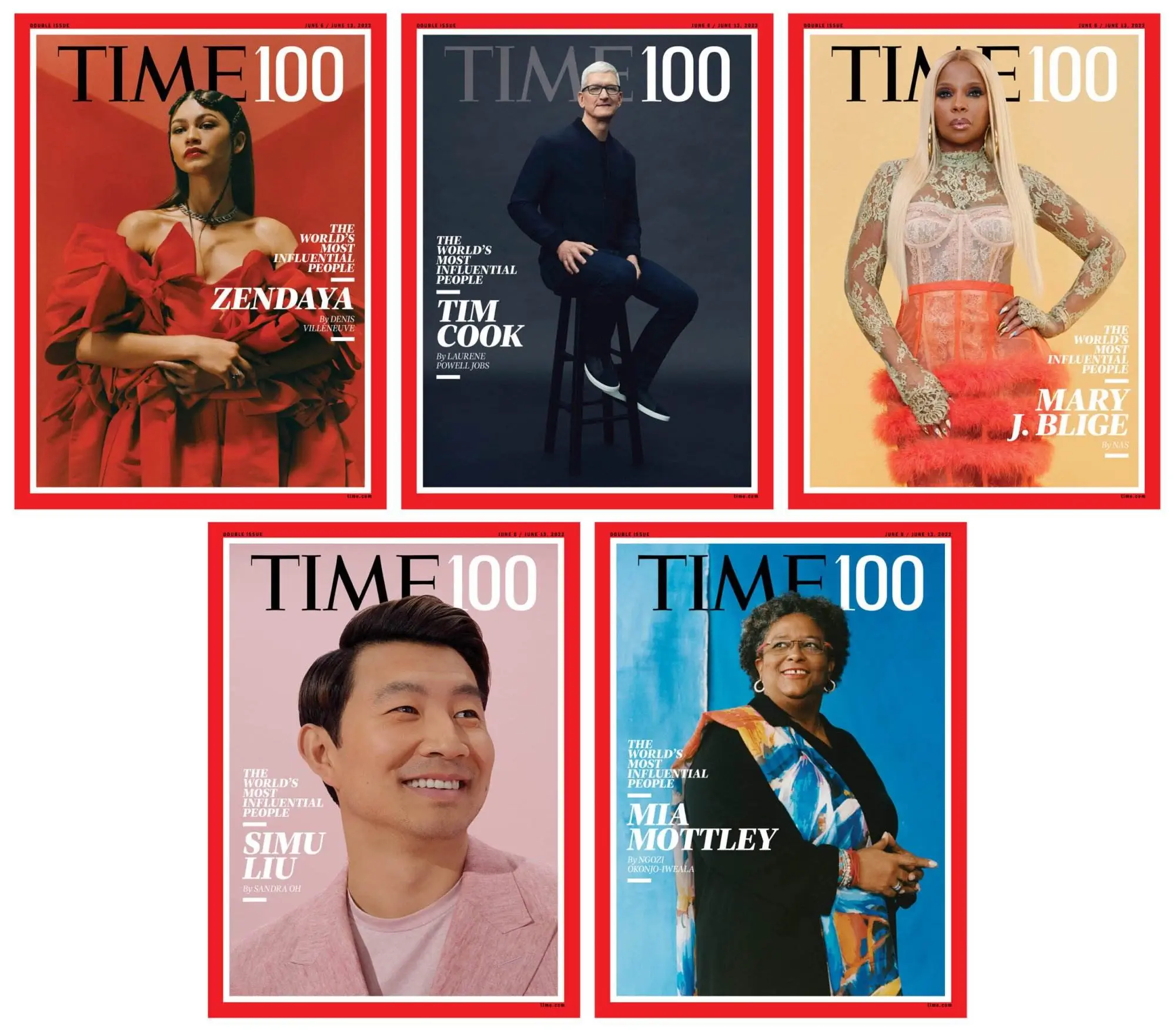 A sample of the 2022 time100
