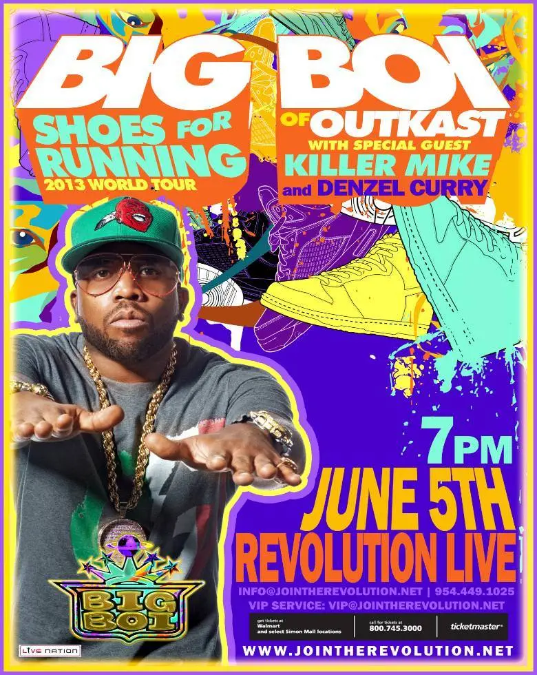 Win Tickets To See @BigBoi (Of Outkast) Live In South Florida via @HashOutloud & @RevolutionLive!!!