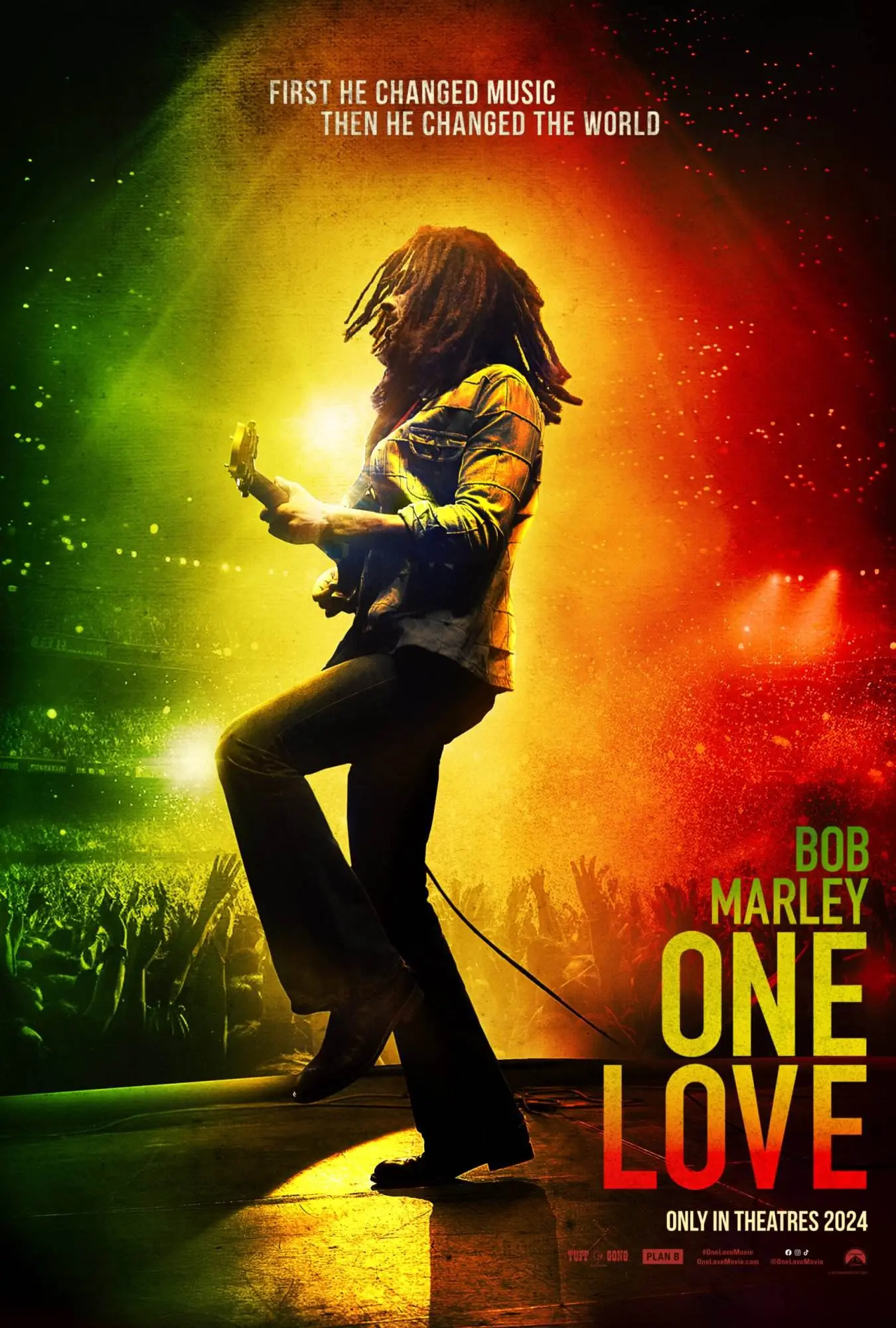 Bob marley: one love [official 2nd movie teaser poster]
