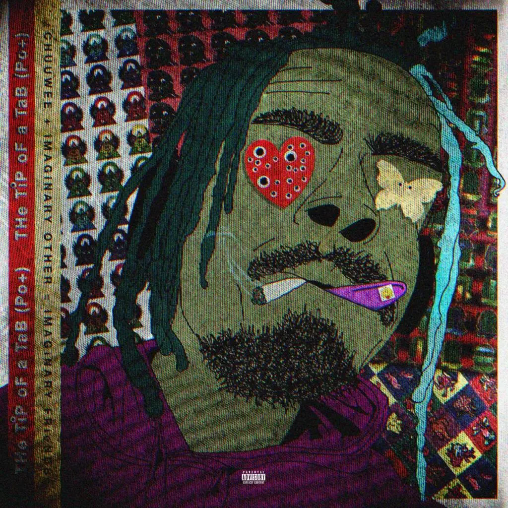 Chuuwee & imaginary other the tip of a tab (po​+​) [album artwork]