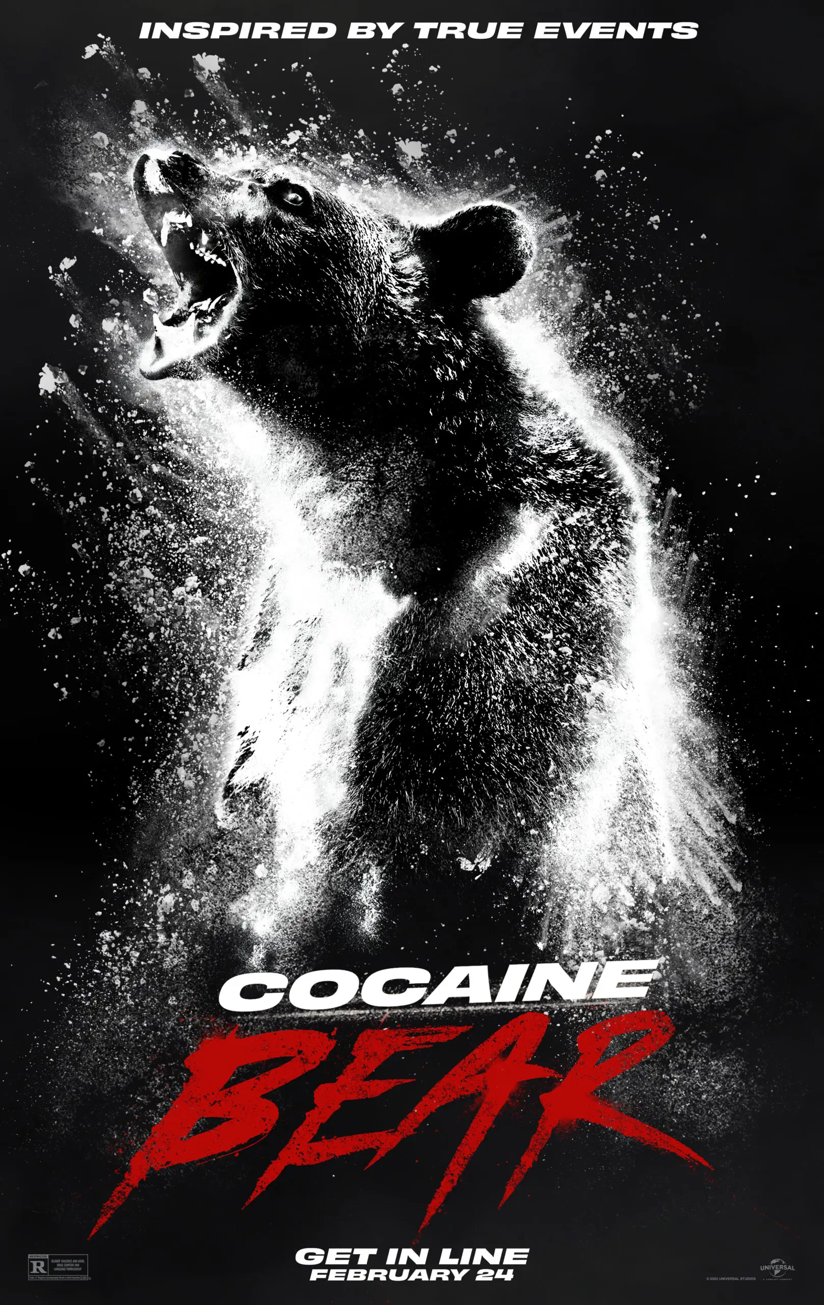 Cocaine bear [official theatrical movie release poster]