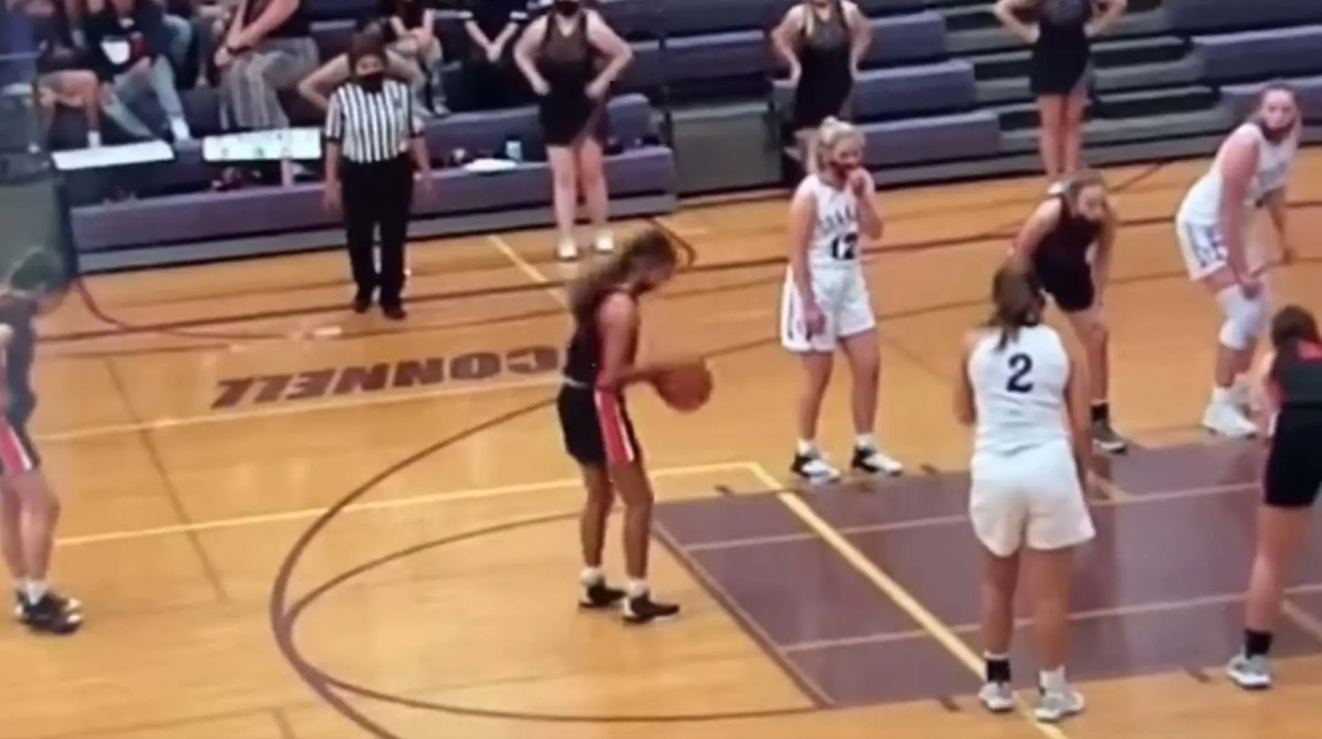 Footage of zillah high school girls basketball game