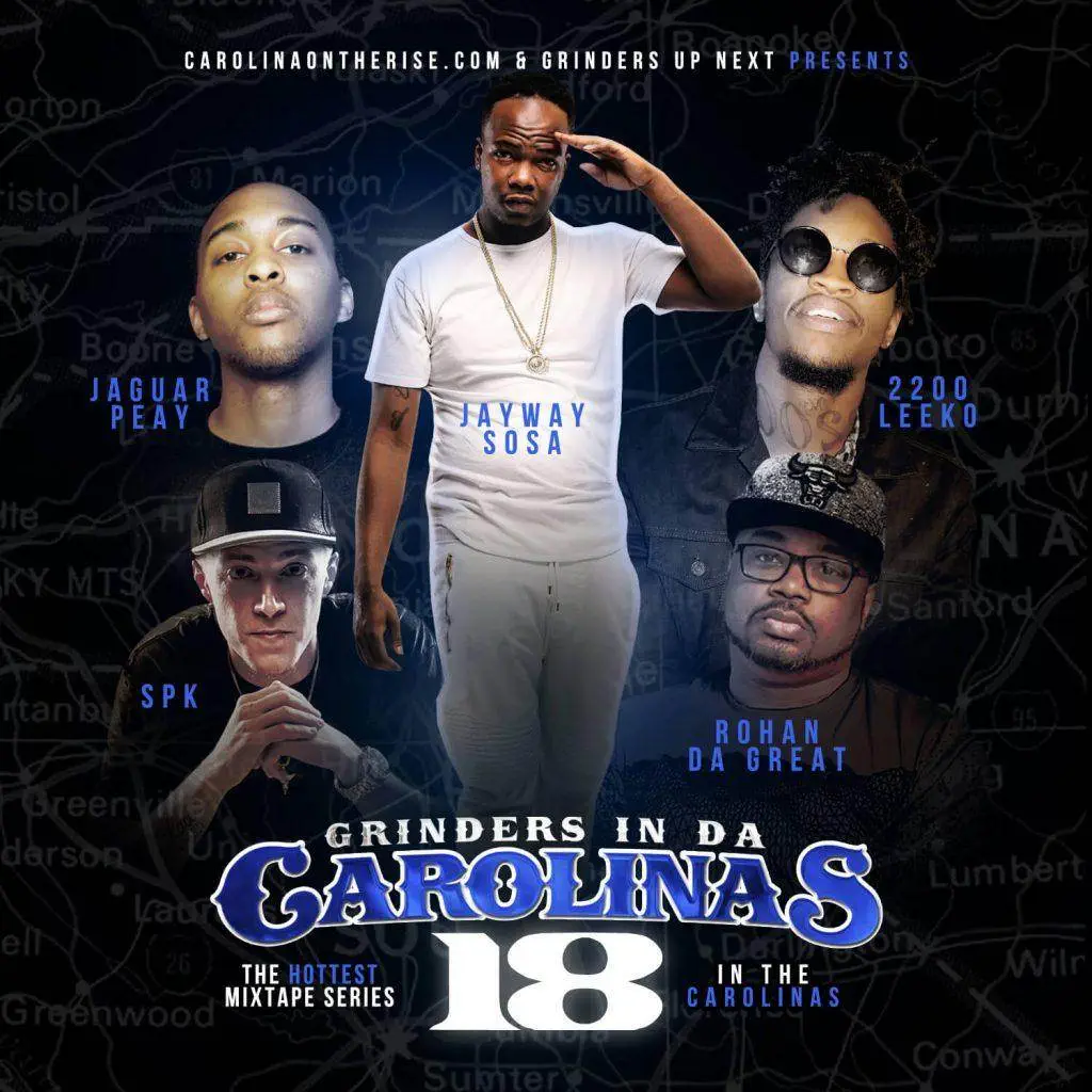 Grinders In Da Carolinas, Volume 18 [Mixtape Artwork]