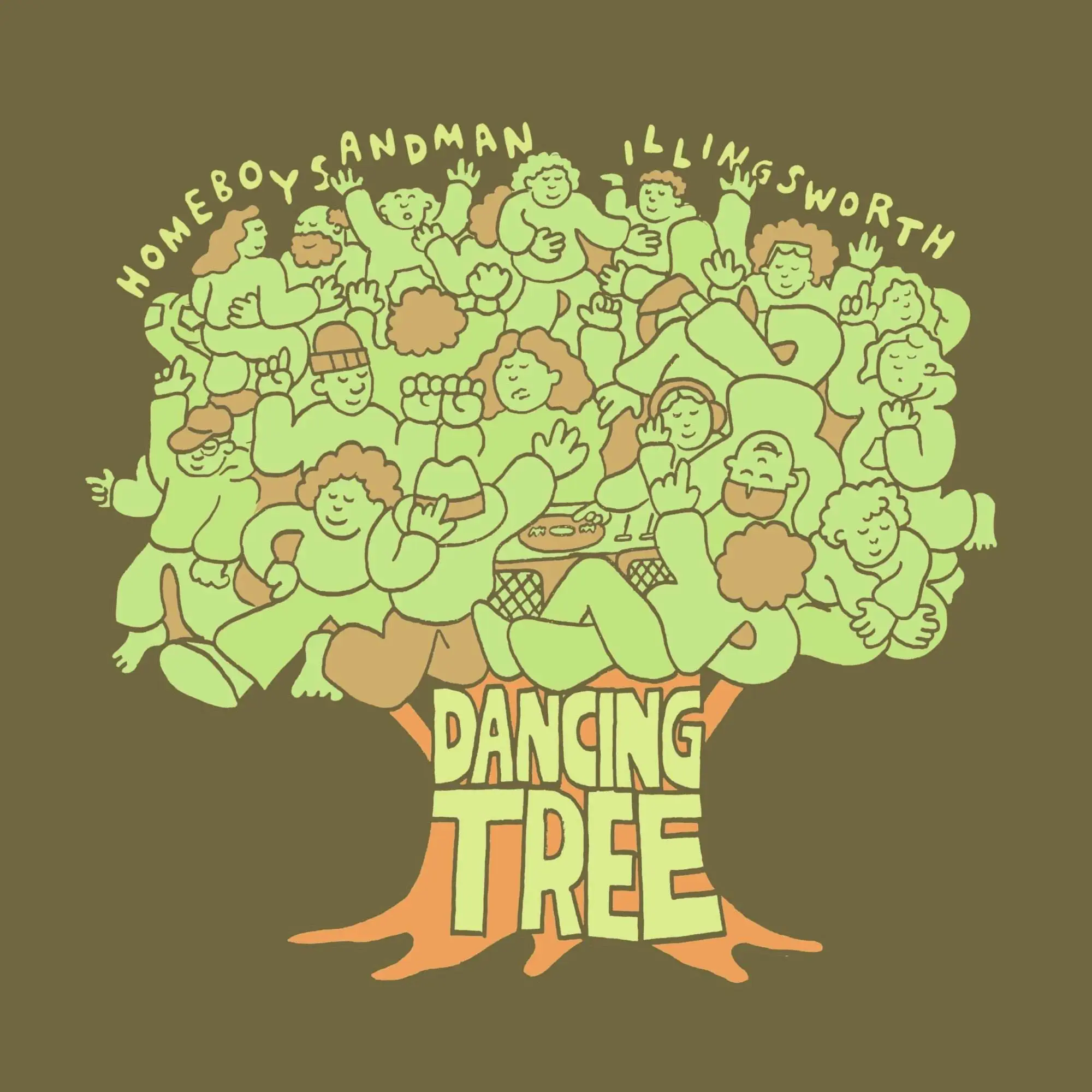 Homeboy Sandman & Illingsworth - Dancing Tree [Official EP Artwork]