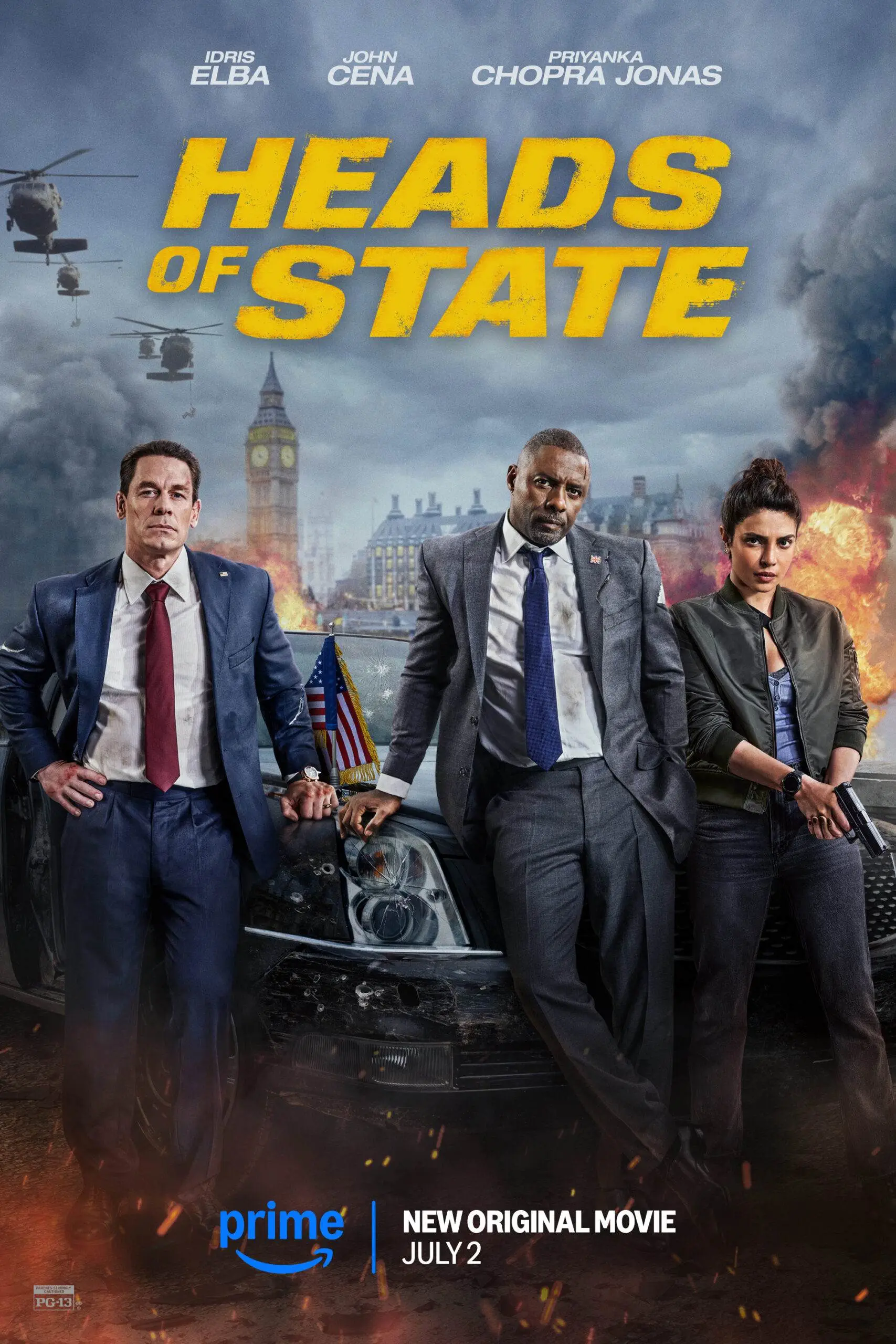 Amazon presents Heads Of State [Official Movie Release Poster]