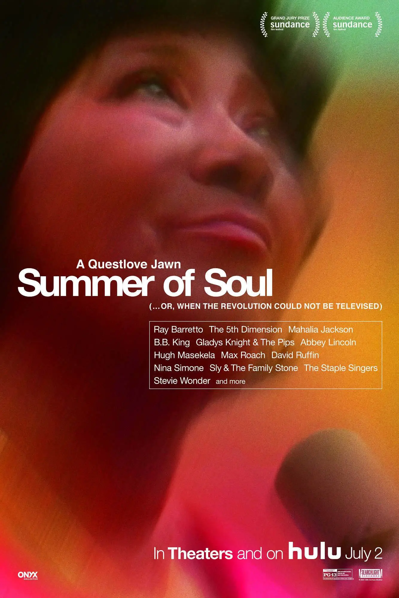 Hulu presents summer of soul [official movie poster]