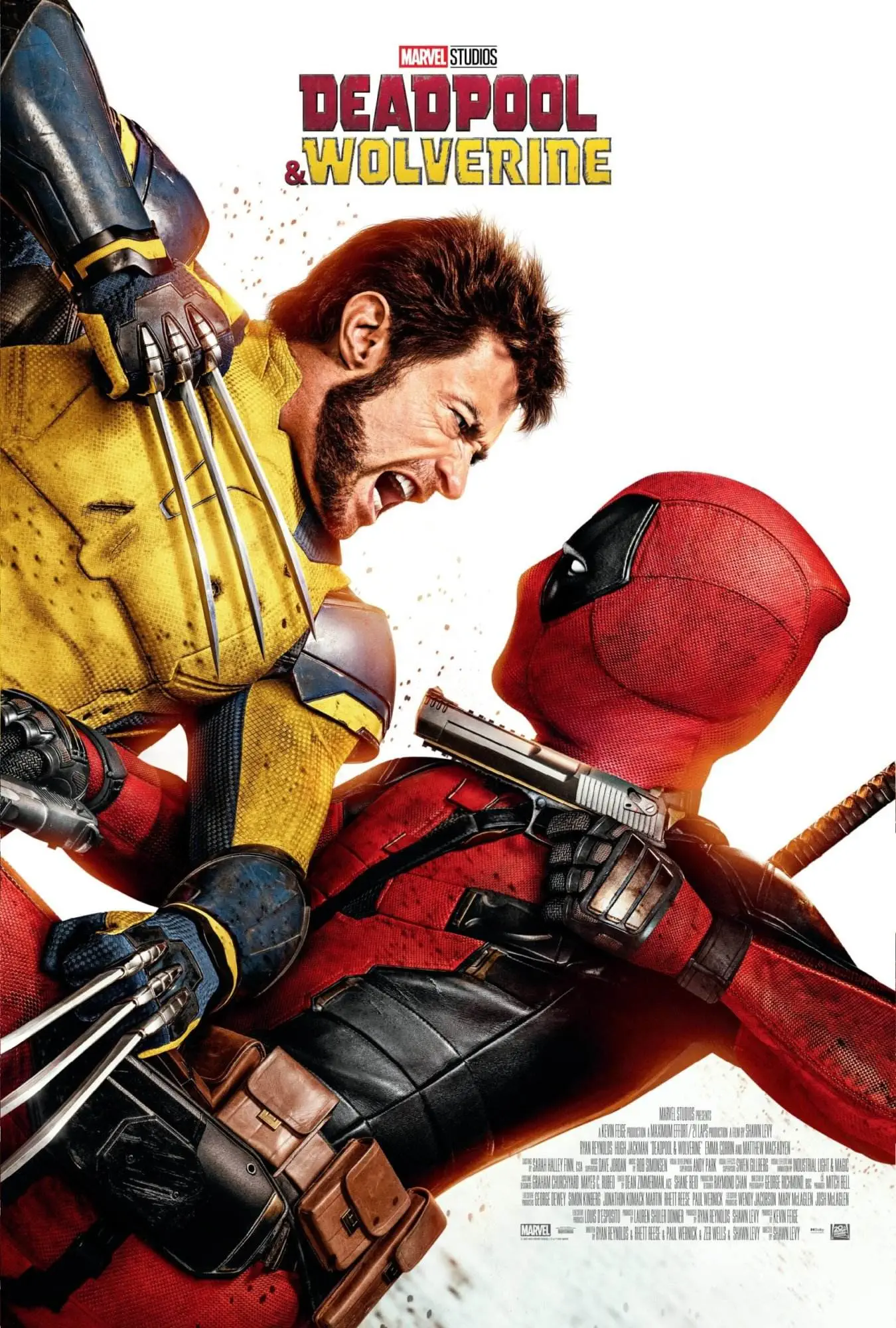 Marvel studios presents deadpool & wolverine [official theatrical movie release poster]
