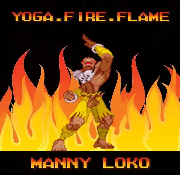 Manny Loko - Yoga Fire Flame [Track Artwork]