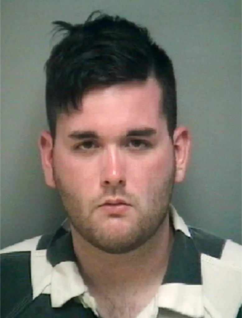 Mugshot of charlottesville white supremacist james alex fields jr.