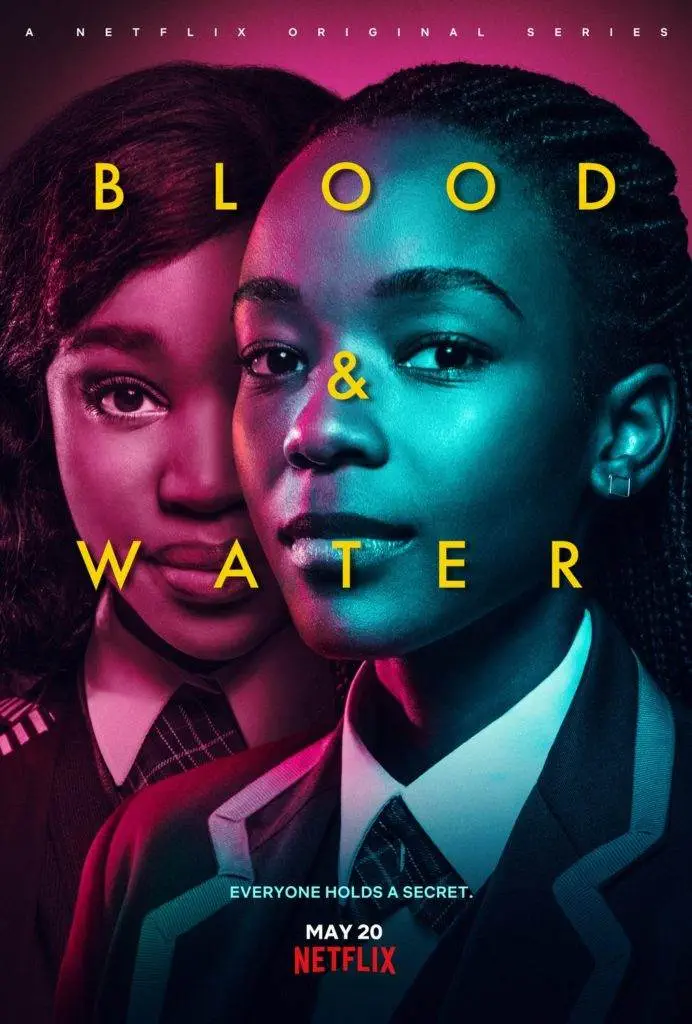 Netflix presents blood & water [web series poster]