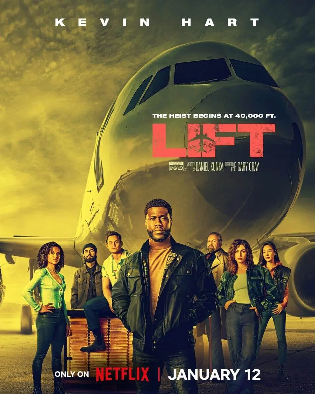 Netflix presents lift [official movie promo poster]