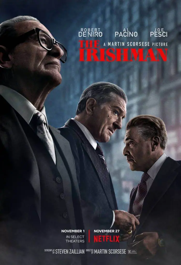 Netflix presents the irishman [movie poster]