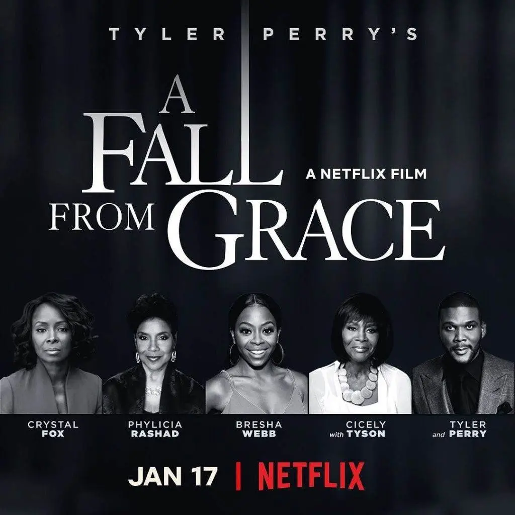 Netflix presents tyler perry's a fall from grace [movie poster]