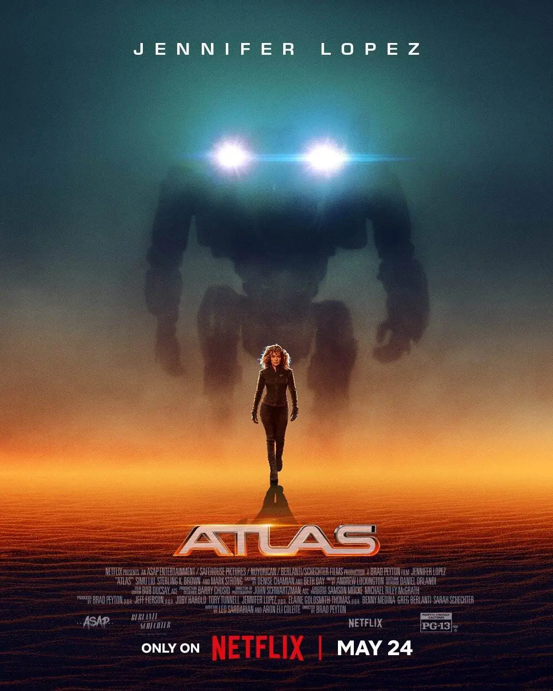 Netflix presents atlas [official movie release poster]
