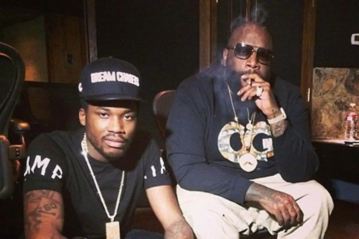 Rick ross and meek mill back in feberuary 2018 [press photo]