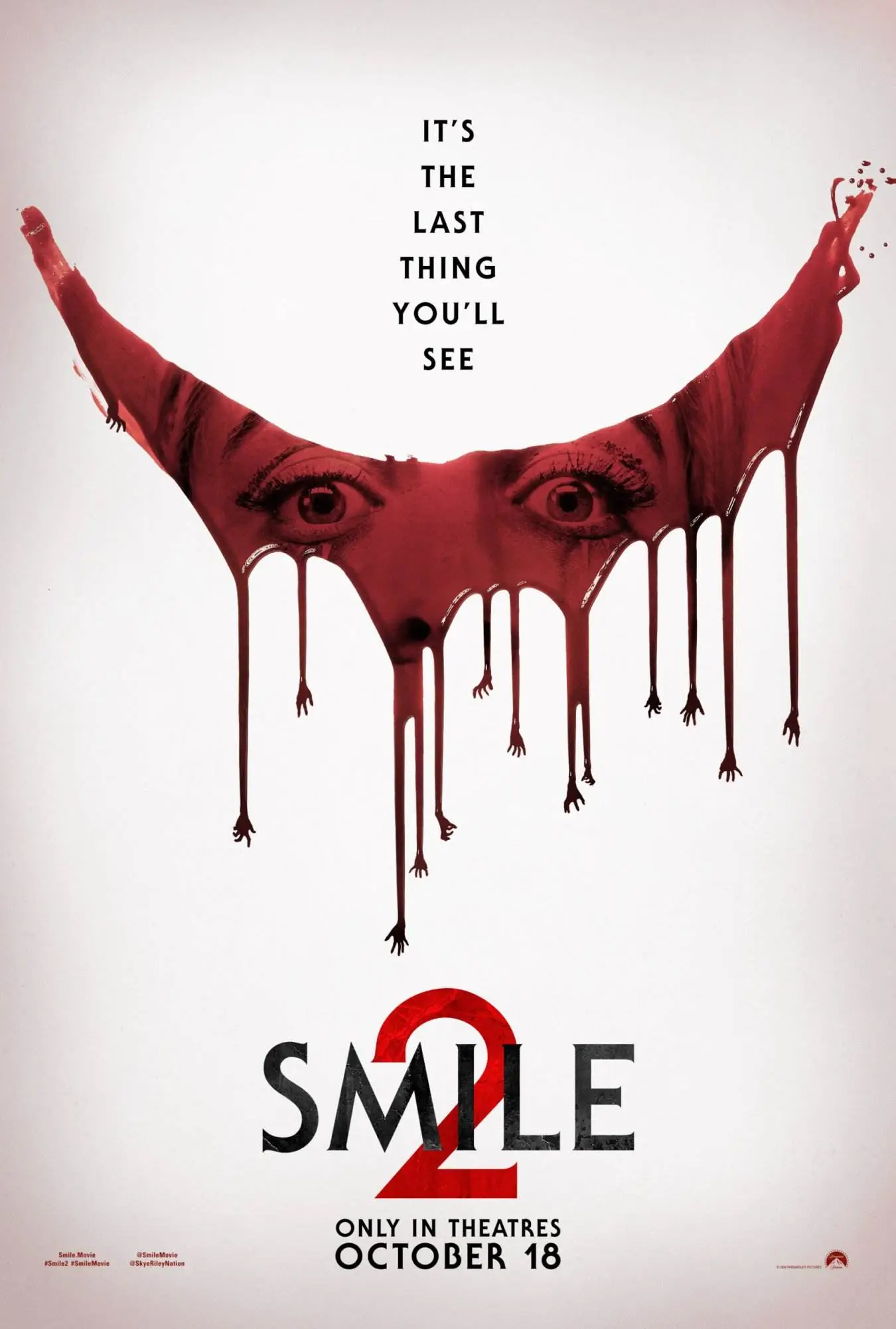 Smile 2 [official theatrical movie release poster]